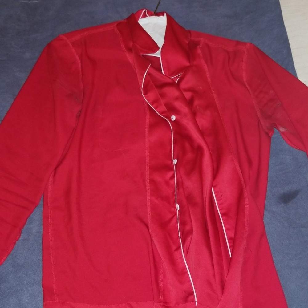 Silk Pajama Top